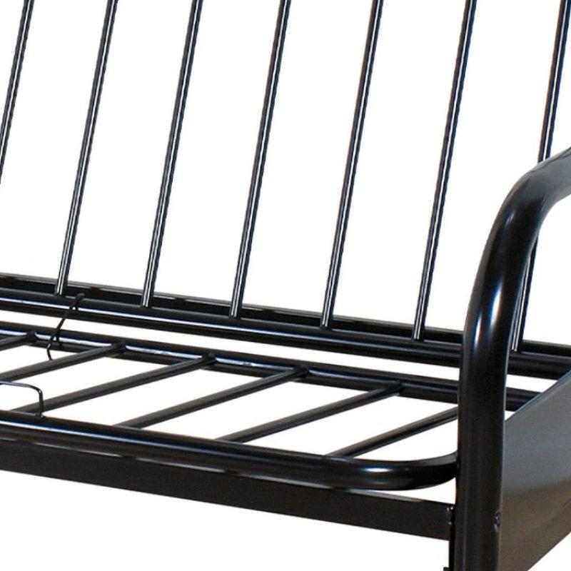 Alfonso Black Metal Adjustable Futon Frame