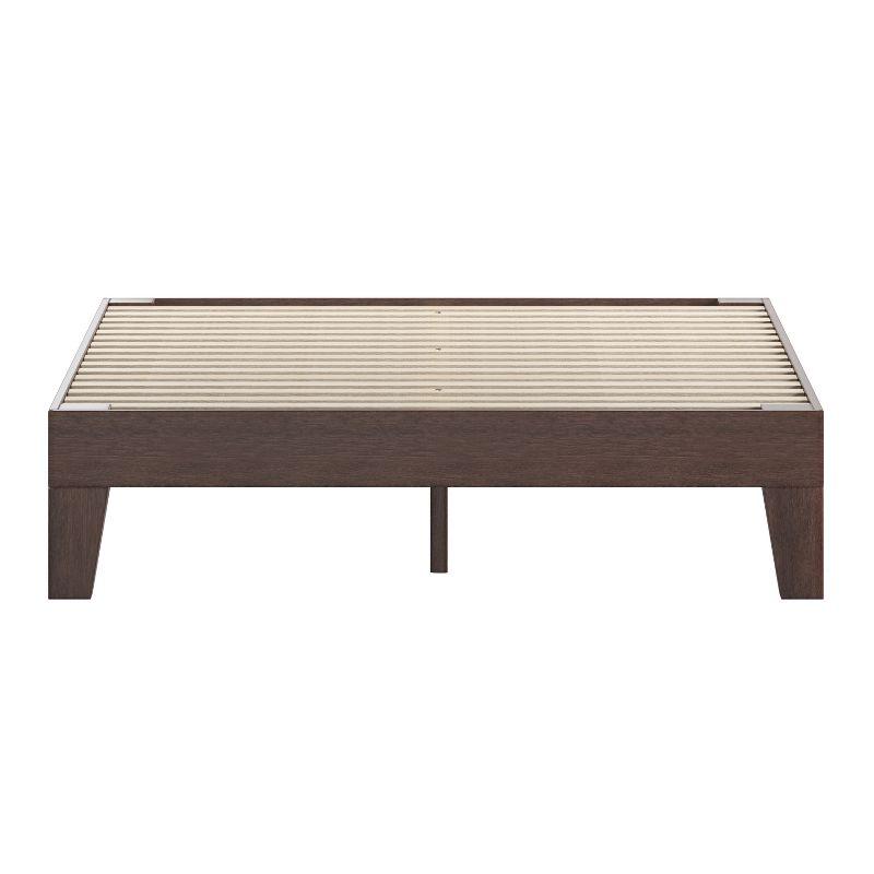 Flash Furniture Evelyn Solid Wood Platform Bed with Wooden Support Slats, No Box Spring Required