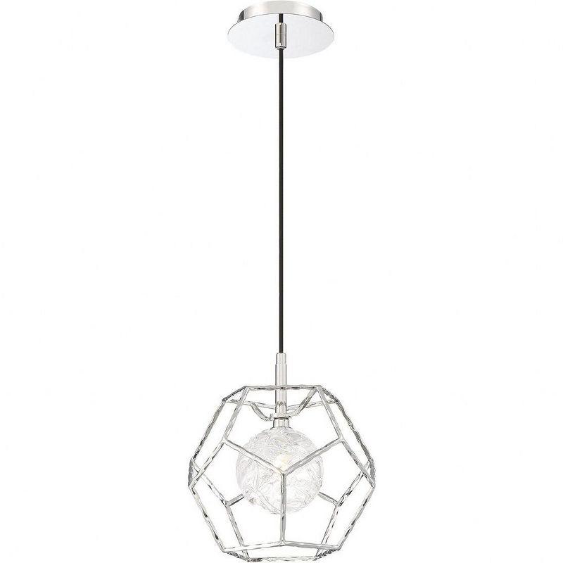 Norway Chrome Mini LED Pendant with Clear Glass Shade