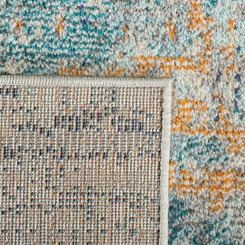 Madison MAD457 Power Loomed Indoor Accent Rug - Light Blue/Beige - 2'2"x4' - Safavieh
