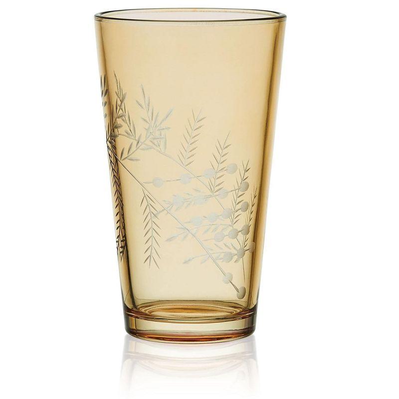 Fitz and Floyd Wildflower Highball Glasses