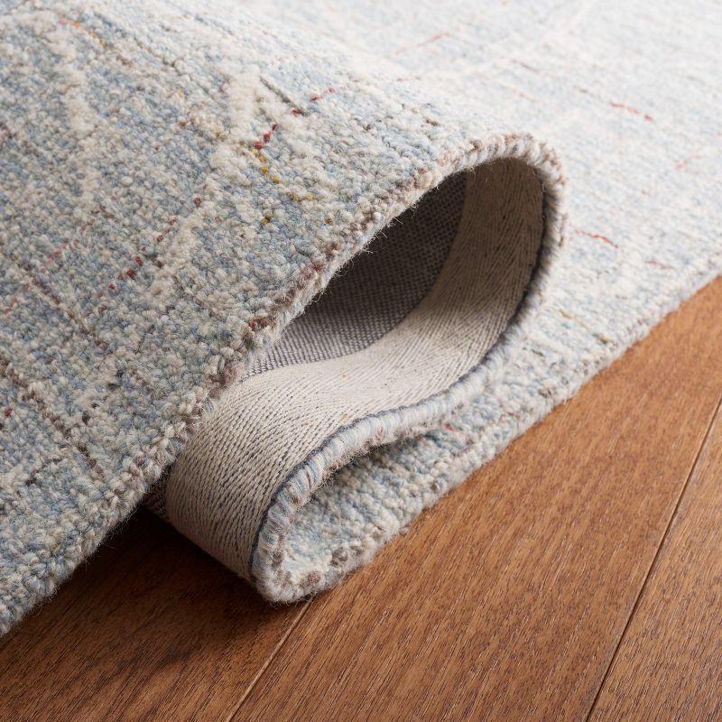 Metro MET881 Hand Tufted Indoor Area Rug - Blue/Ivory - 6'x6' - Safavieh