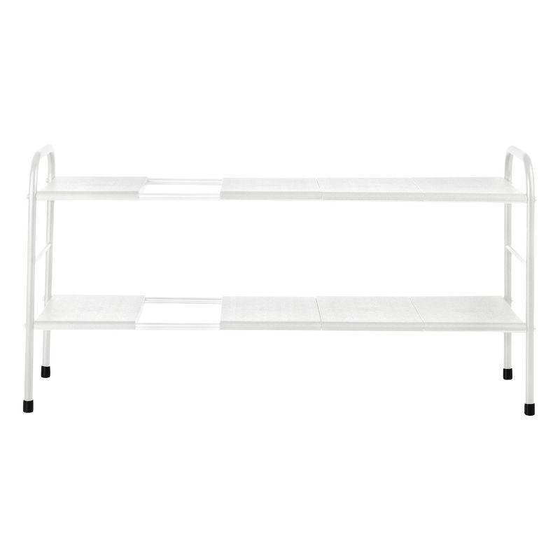 Under Sink Organizer - 2 Tier Adjustable Shelf Organizer with 8 Removable Panels - Kitchen or Bathroom Under Sink Organizers and Storage by Home-Complete