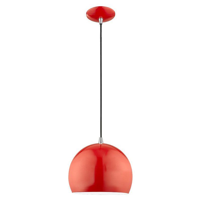 Schultz Single Light Metal Dimmable Pendant