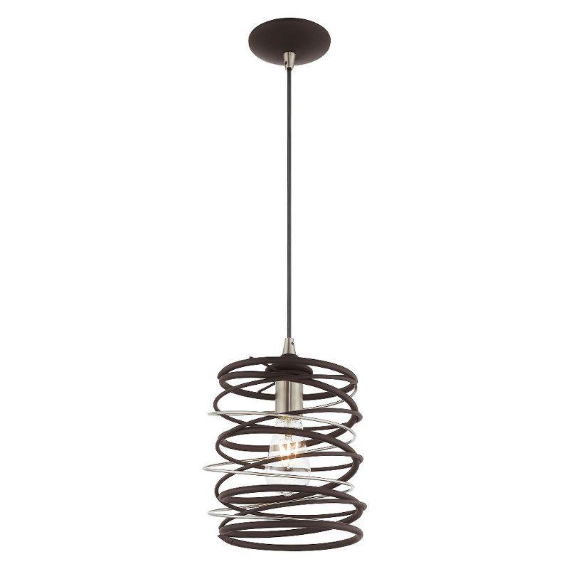 Livex Lighting Geometric 1 - Light Pendant in  Bronze