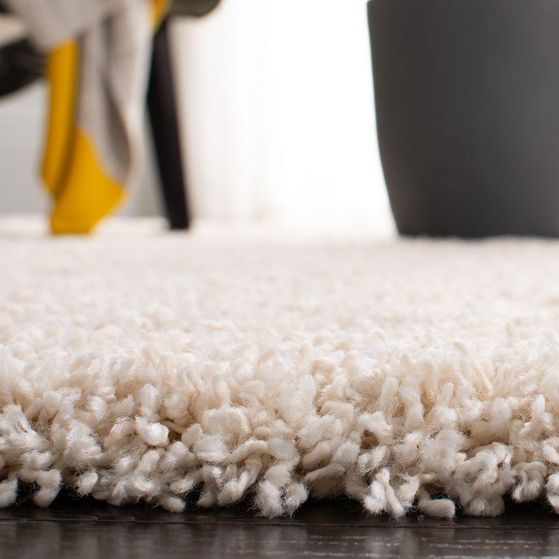 Evolution Shag EVO520 Power Loomed Area Rug - Ivory - 4'x6' - Safavieh.