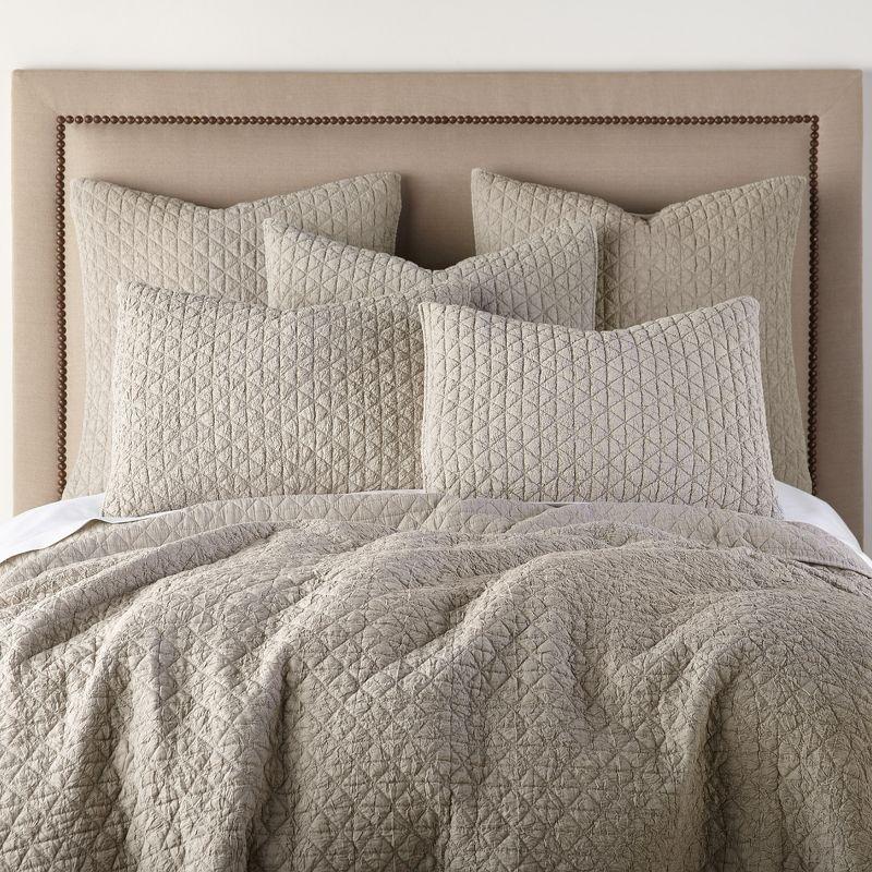 Rowan Tan Twin Quilt Set- HomThreads by Levtex Home