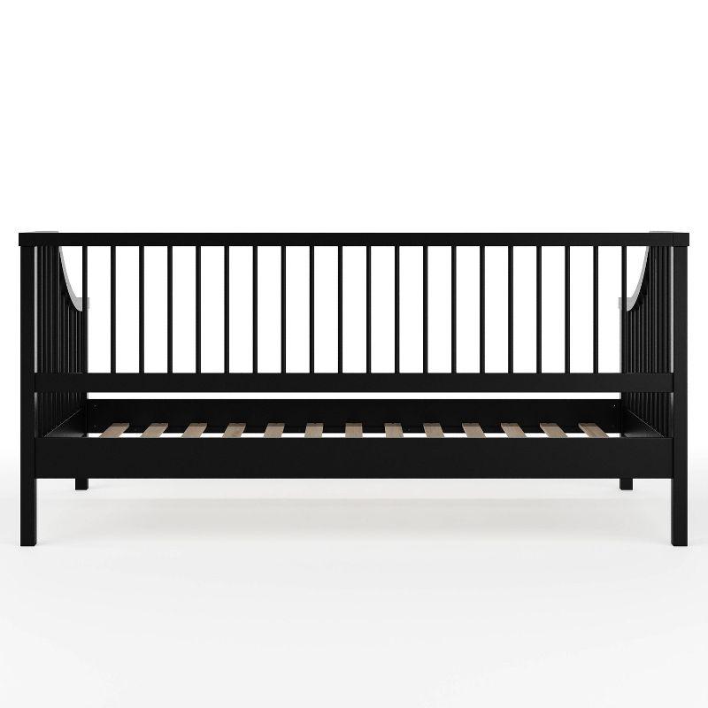 Martha Stewart Martha Stewart Neely Wooden Platform Daybed With Spindles And Wood Slat Foundation