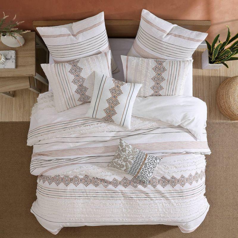 5pc Andrew Comforter Bedding Set Ivory - Riverbrook Home