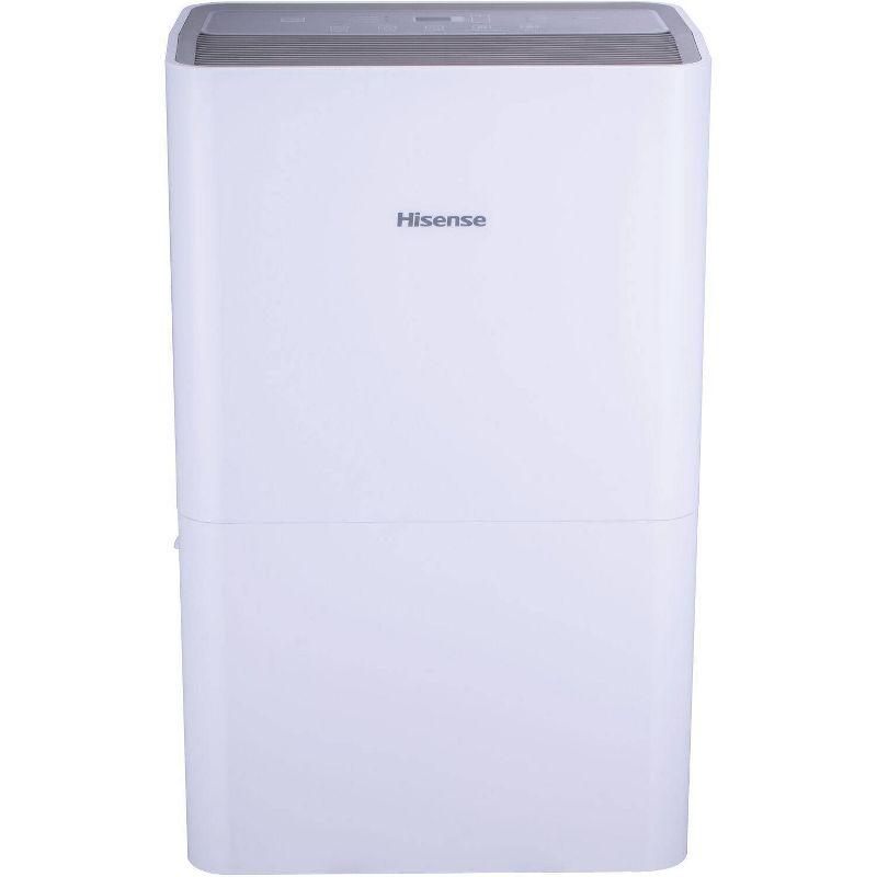 Hisense 50-pint Dehumidifier: Energy Star Certified, 3 Settings, 3000+ sq. ft. Coverage, Programmable Timer, Electrostatic Filter