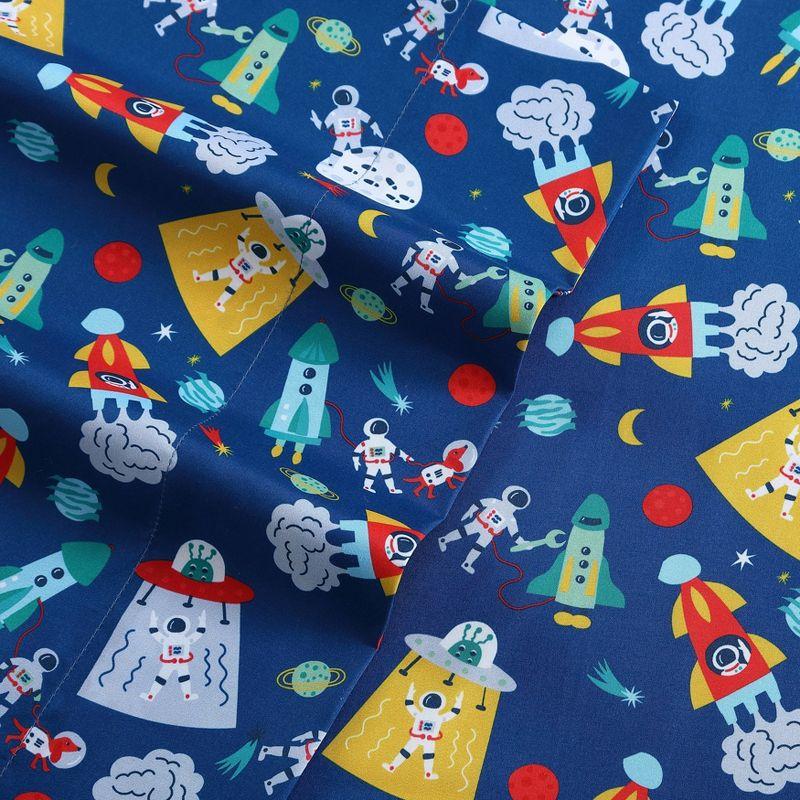 Space Kids Microfiber Sheet Set