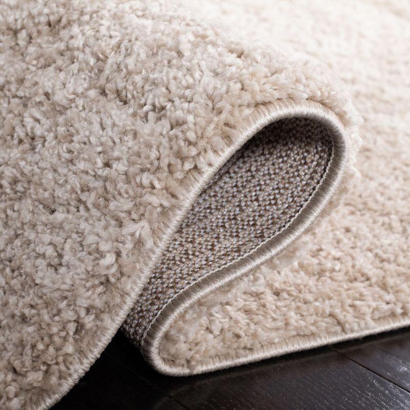August Shag AUG561 Power Loomed Area Rug - Beige - 3'x5' - Safavieh.