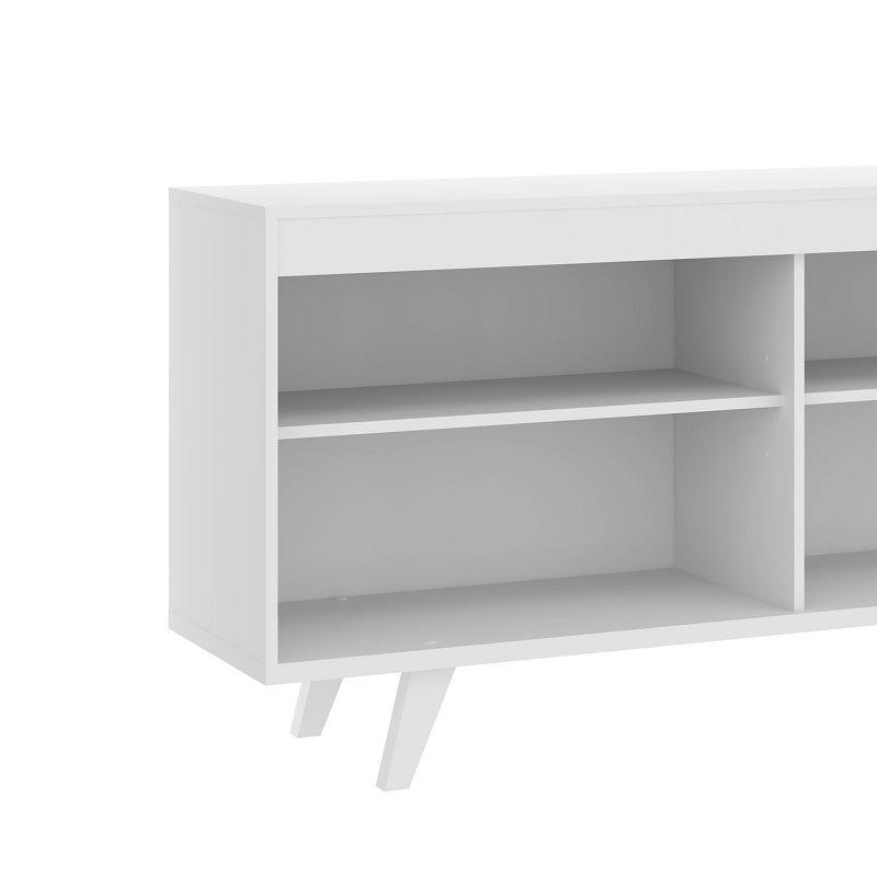 Handcrafted Wood TV Stand for TVs up to 58&#34; White - The Urban Port