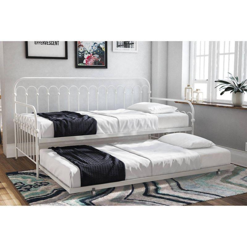 Bright Pop Metal Daybed with Trundle