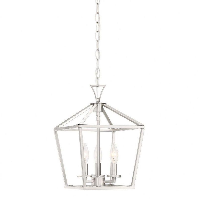 Savoy House Townsend 3 - Light Chandelier in  Satin Nickel