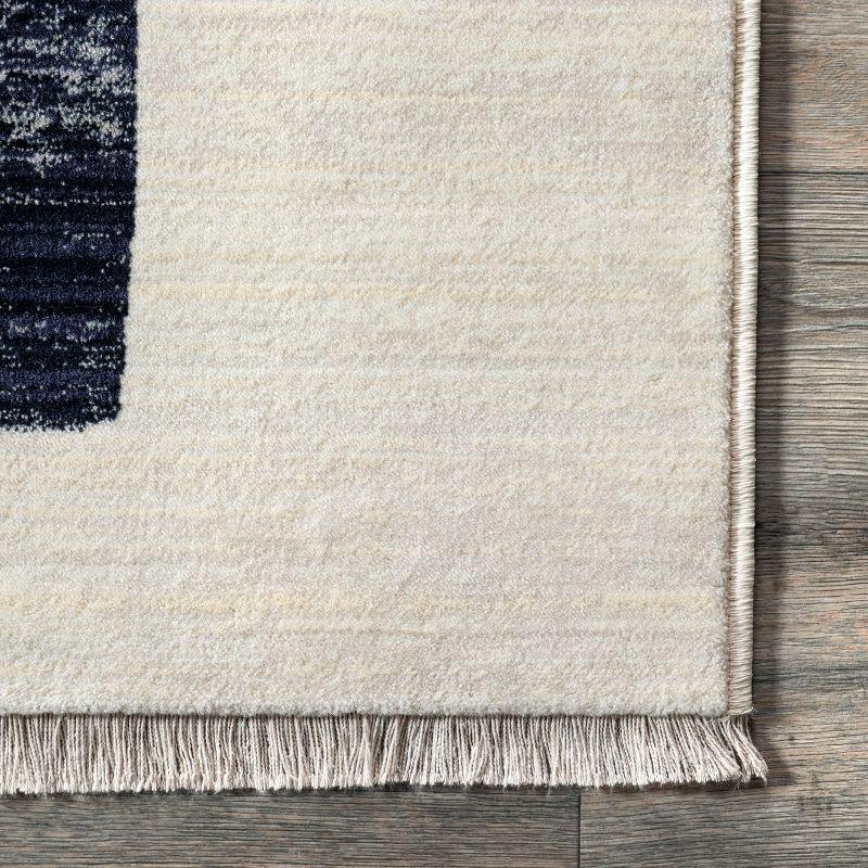 Nuloom Bevin Abstract Sky Fringe Area Rug