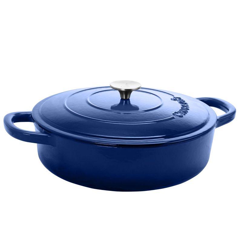 Crock-pot Crock-pot Artisan 5 qt. Non-Stick Cast Iron Round Braiser with Lid