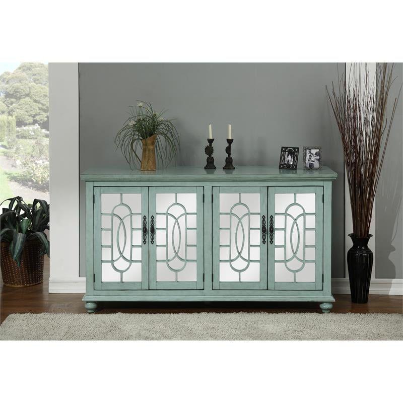 Martin Svensson Home Orleans 63" TV Stand Mint Green Finish