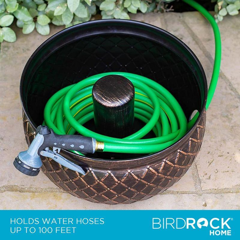BirdRock Home Metal Container Hose Pot