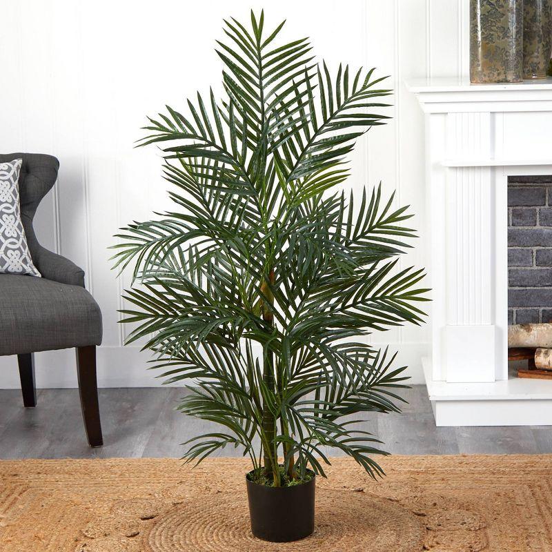 Artificial 3.5ft Areca Palm UV Resistant Indoor/Outdoor - Nearly Natural