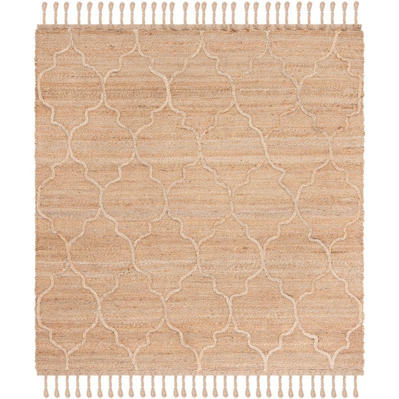 Natural Fiber NF106 Hand Woven Area Rug - Natural - 8'x8' - Safavieh..