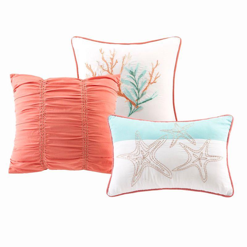Madison Park Pebble Beach 7 Piece Cotton Sateen Comforter Set