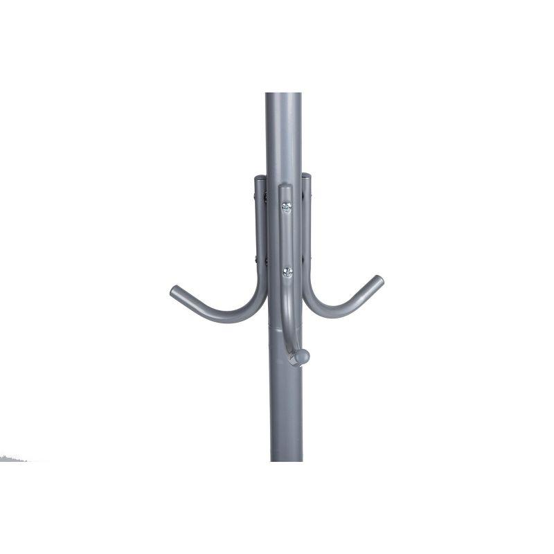 Mind Reader Mind Reader Coat Rack, Hall Tree, Freestanding, Coat Tree, Hat, Jacket, Purse, Metal, 14.75"L x 16.5"W x 69"H