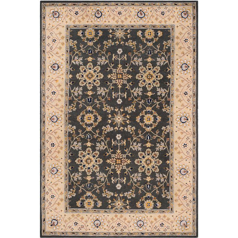Easy Care EZC751 Hand Hooked Area Rug - Grey/Cream - 8'x10' - Safavieh.