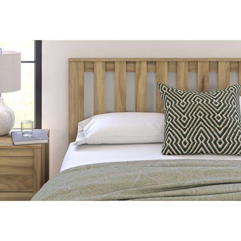 Signature Design by Ashley Bermacy Queen Panel Headboard, Light Brown