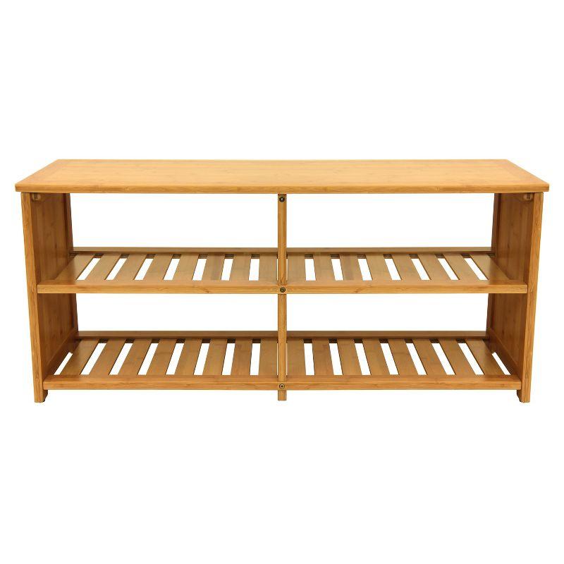 Oceanstar 10-Pair  Entryway Storage Bench.