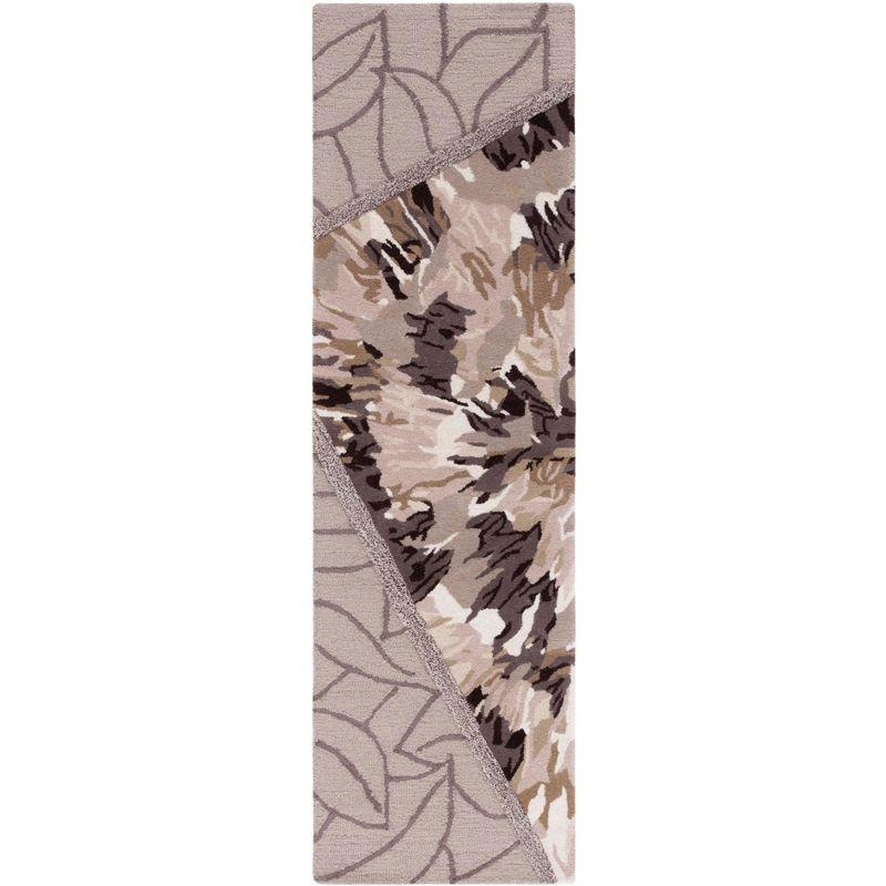 Fifth Avenue FTV127 Hand Tufted Indoor Runner - Beige/Brown - 2'3"x8' - Safavieh
