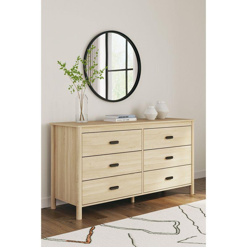 Signature Design by Ashley Cabinella Six Drawer Dresser, Tan