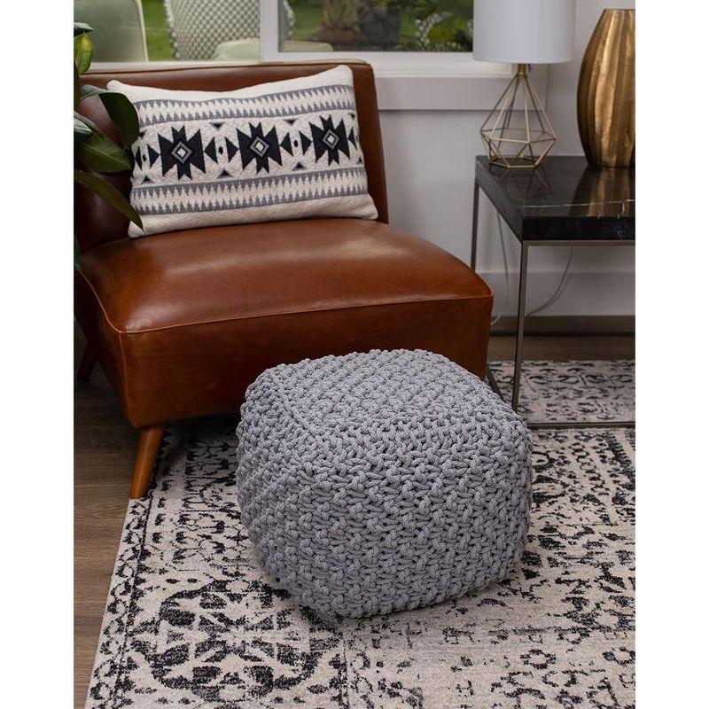 Upholstered Pouf