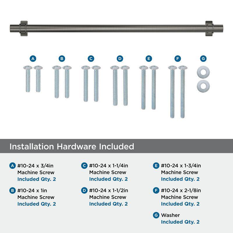 Amerock Davenport 18 inch (457mm) Center-to-Center Gunmetal Appliance Pull