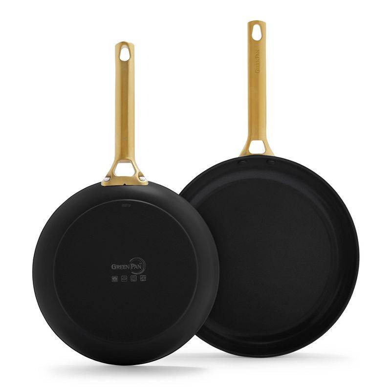 GreenPan Reserve Healthy Ceramic Nonstick 2 Piece Frying Pan Set