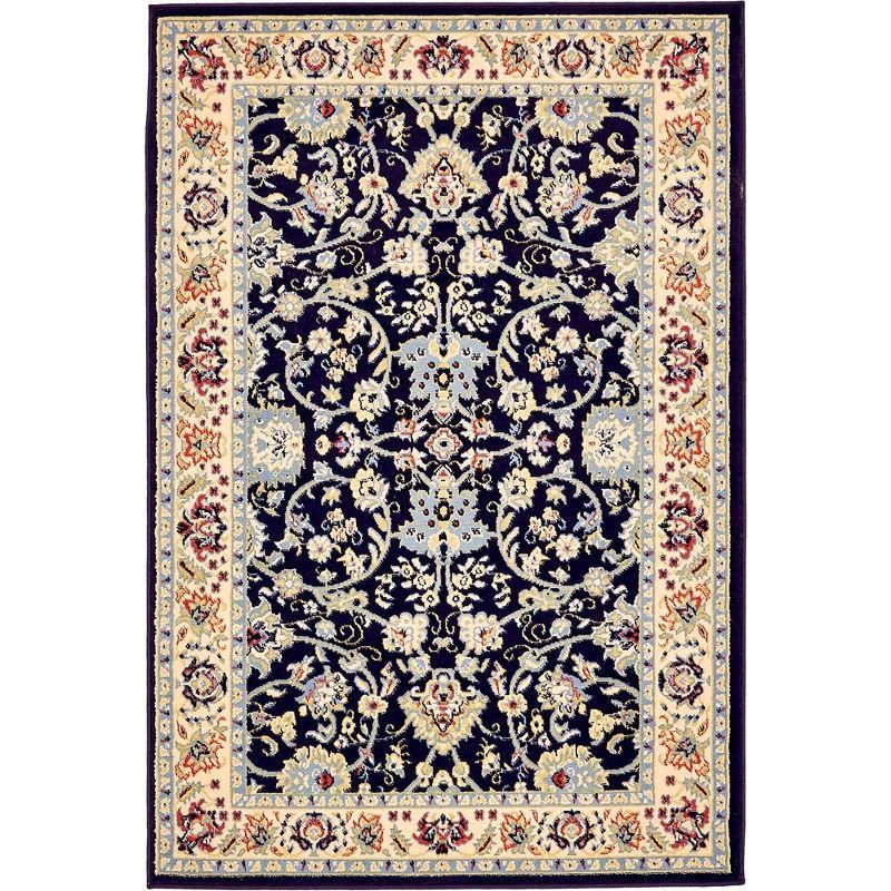 Unique Loom Sialk Hill Washington Floral Indoor Woven Area Rug