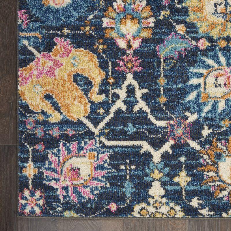 Nourison Passion Bohemian Indoor Rug Navy 1'10" x 2'10"
