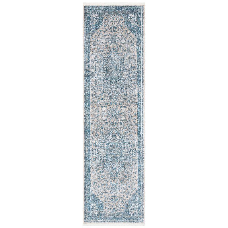 Victoria VIC910 Power Loomed Indoor Accent Rug - Blue/Grey - 2'2"x4' - Safavieh