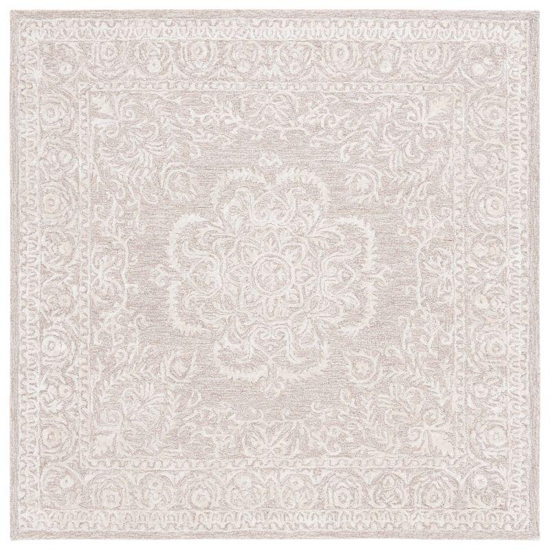 Bungalow Rose Precious Hand Tufted 60% Wool, 20% Bamboo Silk, 20% Cotton With Cotton Backing Oriental Rug