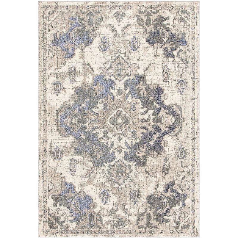 Madison MAD484 Power Loomed Area Rug - Beige/Purple - 3'x5' - Safavieh.