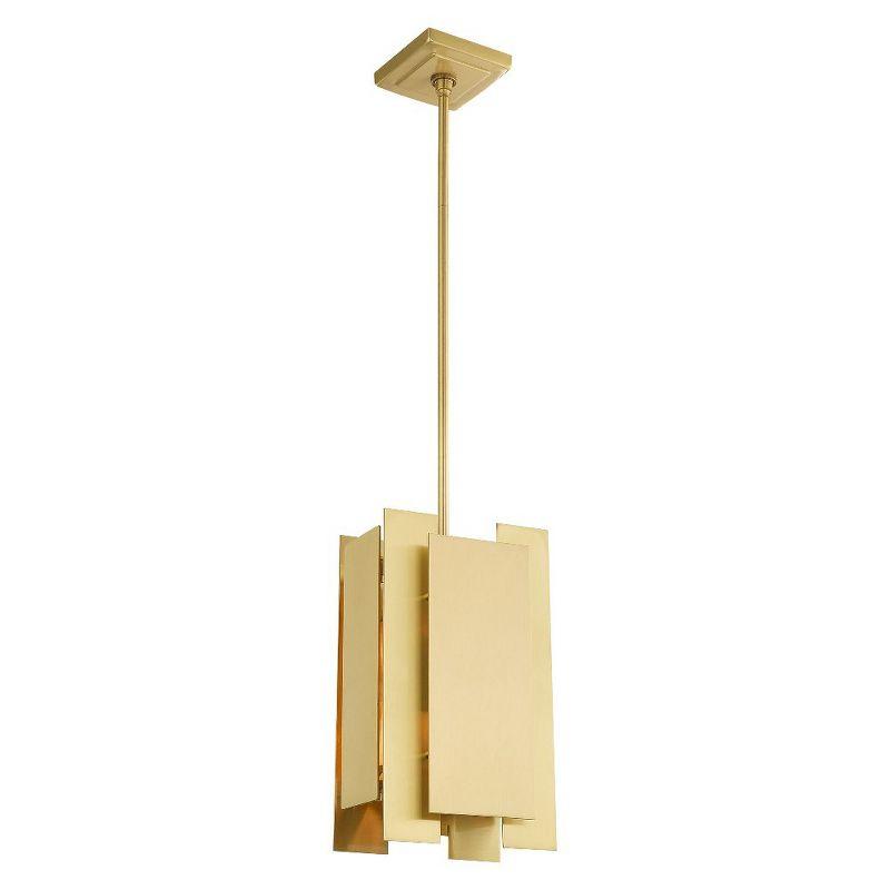 Livex Lighting Varick 1 - Light Pendant in  Satin Brass