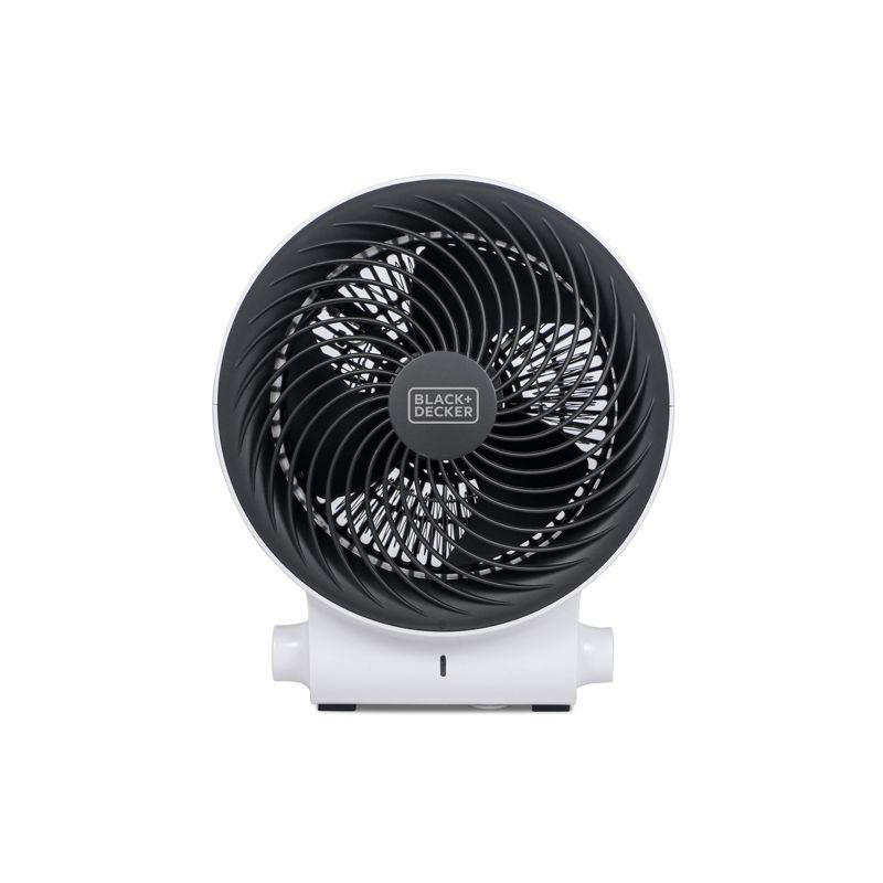 BLACK+DECKER BLACK+DECKER Dual Function Desktop Heater & Fan, 3 Settings, 750W/1500W Space Heate, White
