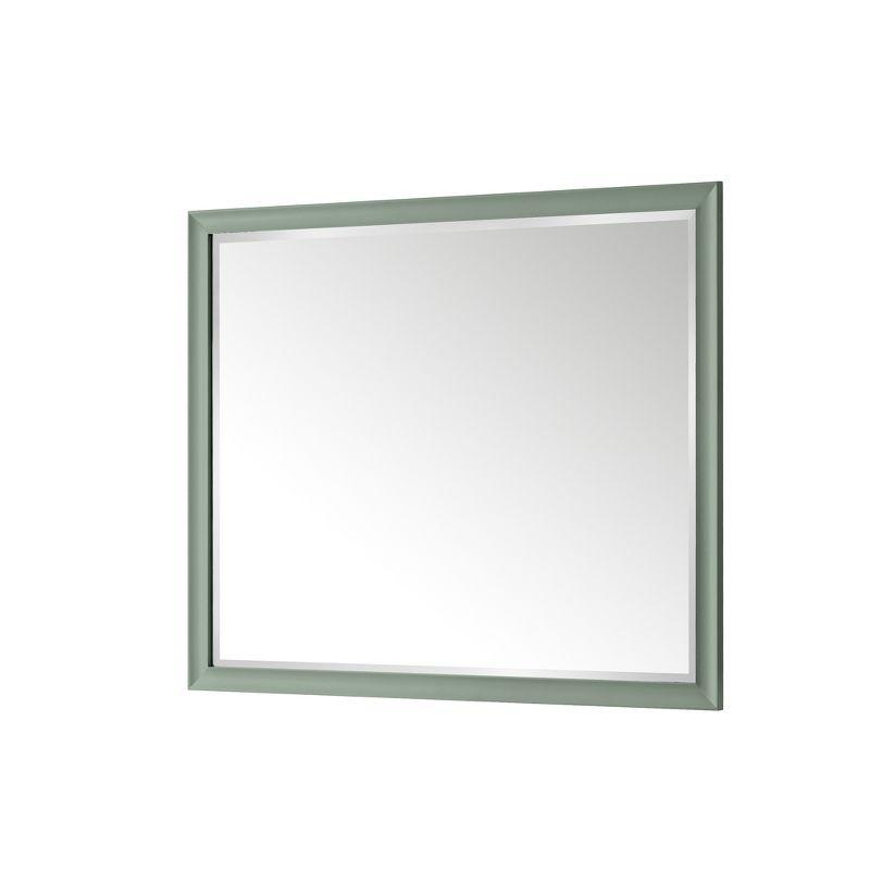 Glenbrooke Solid Wood Flat Wall Mirror
