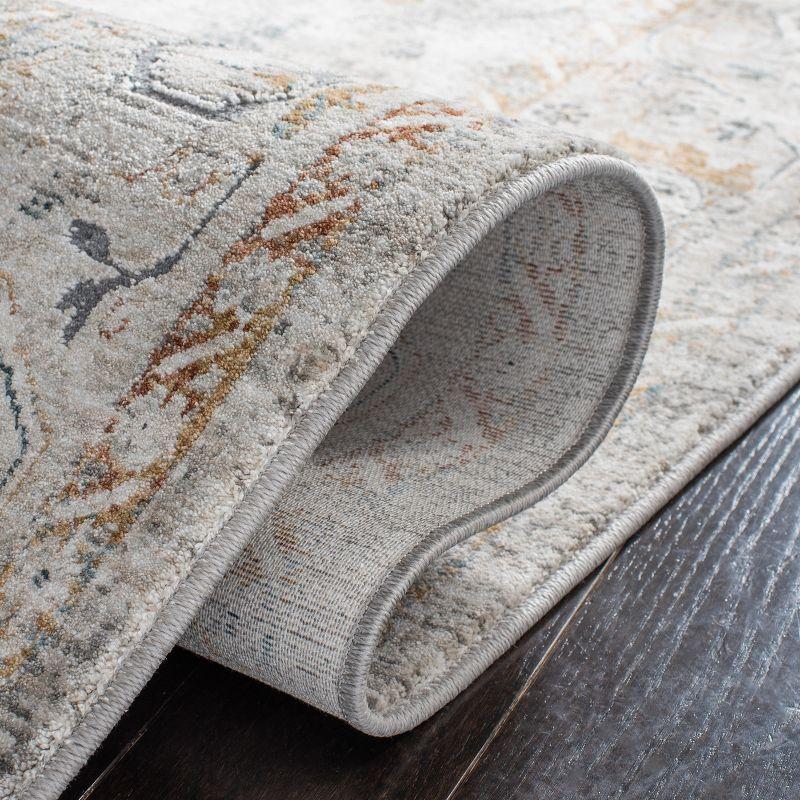 Dream DRM727 Power Loomed Area Rug - Ivory/Light Grey - 4'x6' - Safavieh.