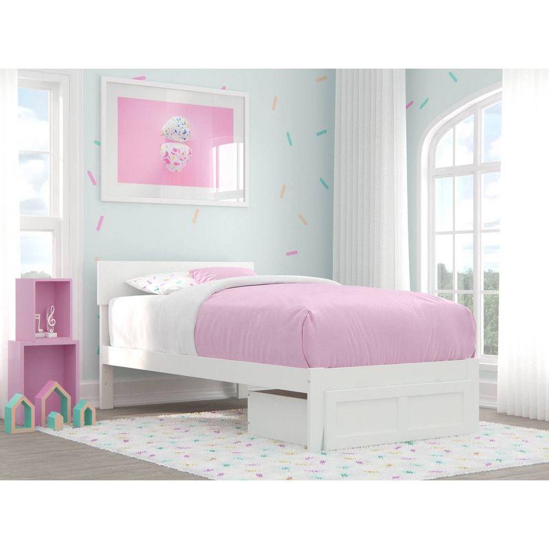 Boston Bed with Foot Drawer - AFI