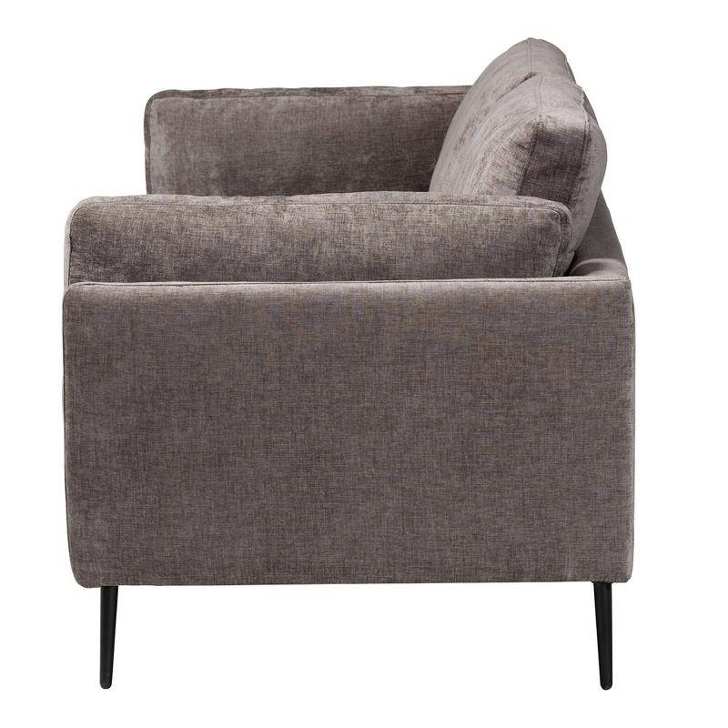 Holton 83'' Gray Fabric Sofa with Eucalyptus Wood Frame