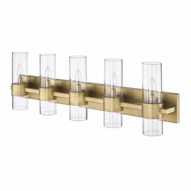 Z-Lite Lawson 5 - Light Vanity in  Rubbed Brass