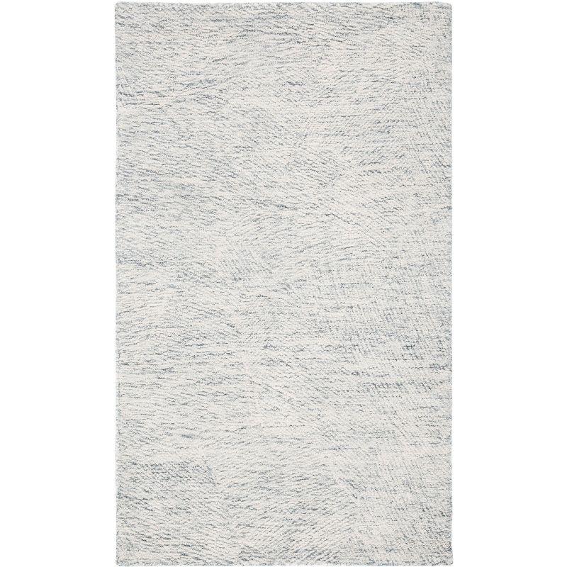 Metro MET999 Hand Tufted Indoor Accent Rug - Dark Grey/Ivory - 3'x5' - Safavieh