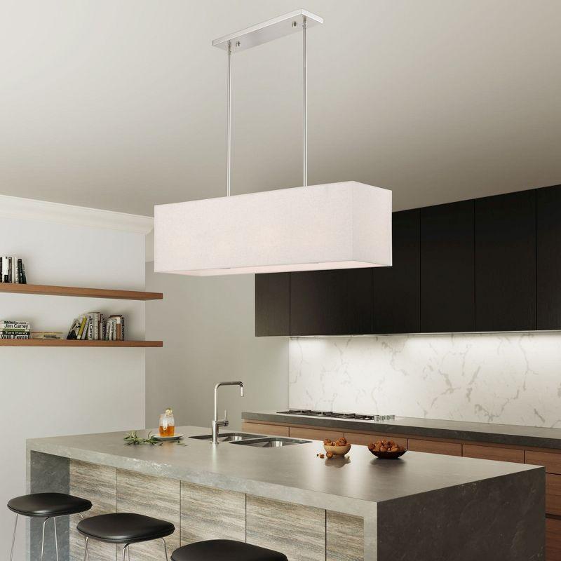 Lighting Lumens 4 - Light Square / Rectangle Chandelier