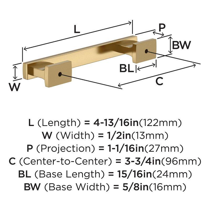 Bridgeport 3 3/4" Center Handle Pull Multipack